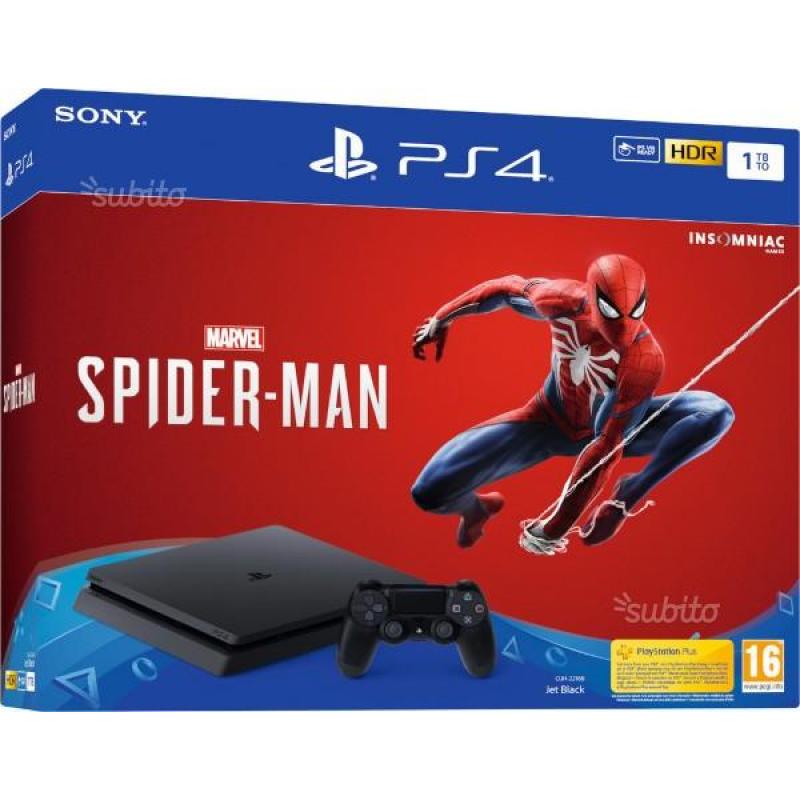 Sony Playstation 4 1TB   Marvel's Spider-Man nuove