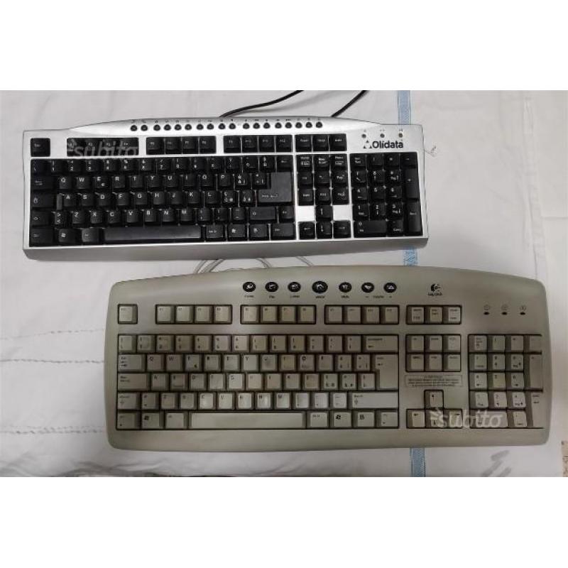 2 tastiere prfettamente funzionanti tastiera olida